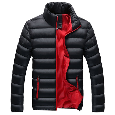 Casual Men Jacket 2018 New Arrival Winter Outwear Coat Male Comfortable Warm Bomber Jacket Men Solid Quality Coats Homme M-3XL
