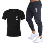 Hot 2019 summer new brand short sleeve shirt men sportswear suit men's sweatshirt men's brand clothing  t shirt set tracksuit