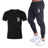 Hot 2019 summer new brand short sleeve shirt men sportswear suit men's sweatshirt men's brand clothing  t shirt set tracksuit