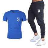 Hot 2019 summer new brand short sleeve shirt men sportswear suit men's sweatshirt men's brand clothing  t shirt set tracksuit