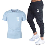 Hot 2019 summer new brand short sleeve shirt men sportswear suit men's sweatshirt men's brand clothing  t shirt set tracksuit