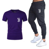 Hot 2019 summer new brand short sleeve shirt men sportswear suit men's sweatshirt men's brand clothing  t shirt set tracksuit