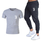 Hot 2019 summer new brand short sleeve shirt men sportswear suit men's sweatshirt men's brand clothing  t shirt set tracksuit