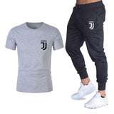 Hot 2019 summer new brand short sleeve shirt men sportswear suit men's sweatshirt men's brand clothing  t shirt set tracksuit