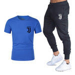 Hot 2019 summer new brand short sleeve shirt men sportswear suit men's sweatshirt men's brand clothing  t shirt set tracksuit