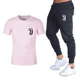 Hot 2019 summer new brand short sleeve shirt men sportswear suit men's sweatshirt men's brand clothing  t shirt set tracksuit