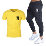 Hot 2019 summer new brand short sleeve shirt men sportswear suit men's sweatshirt men's brand clothing  t shirt set tracksuit