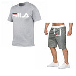 New Fashion Sportsuit and Tee Shirt Set Mens T Shirt Shorts + Short Pants Men Summer Tracksuit Men Casual Brand Tee Shirts